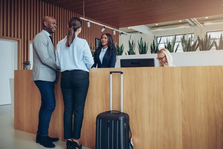 Hotel check-in