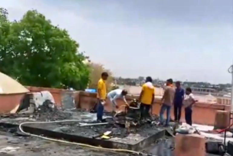 Mahakaleshwar temple fire