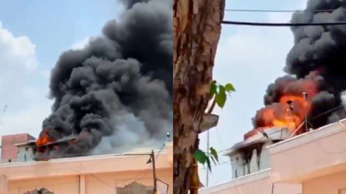 Massive Fire Breaks Out At Mahakaleshwar Temple In Ujjain; Chaos Erupts As Devotees Panic