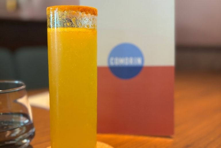 Mango and fig highball at comorin