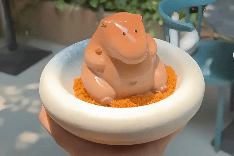 Capybara Panna Cotta