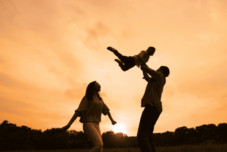 Parents celebrate son's failure