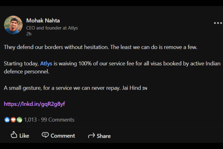 Atlys visa