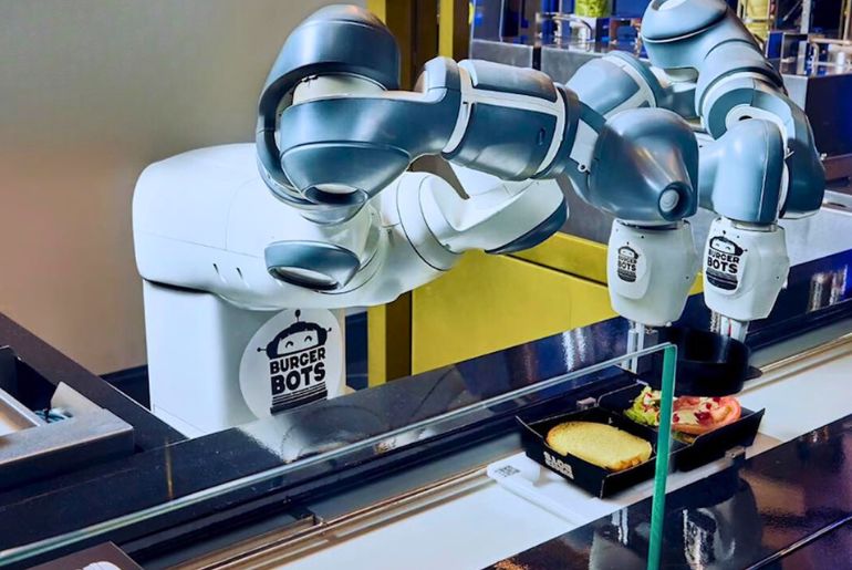 burgers robots California