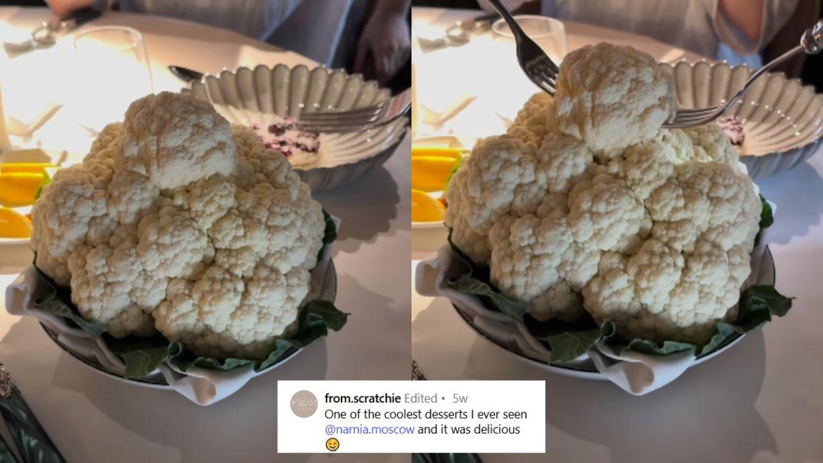 Cauliflower Or Cake? The Viral Dessert From Moscow Has Everyone Confused