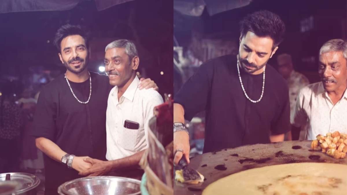 Aparshakti Khurana Tries Aloo Tikki At This Iconic Place In Delhi; Calls It “Love At First Sight!”