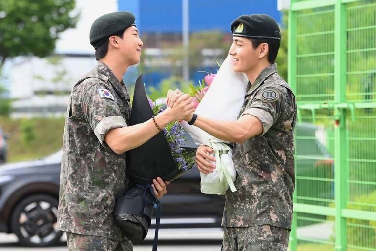 BTS RM and V