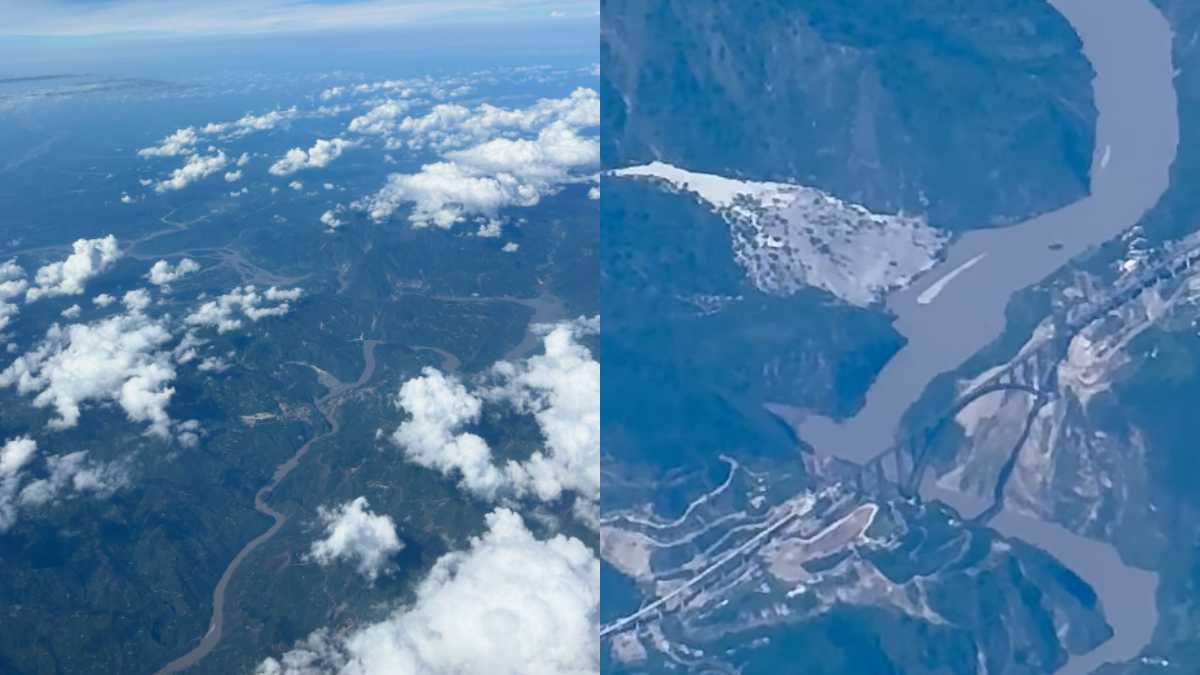 Spot Chenab Bridge From 30,000 Feet In The Sky On Your Next Flight To Srinagar