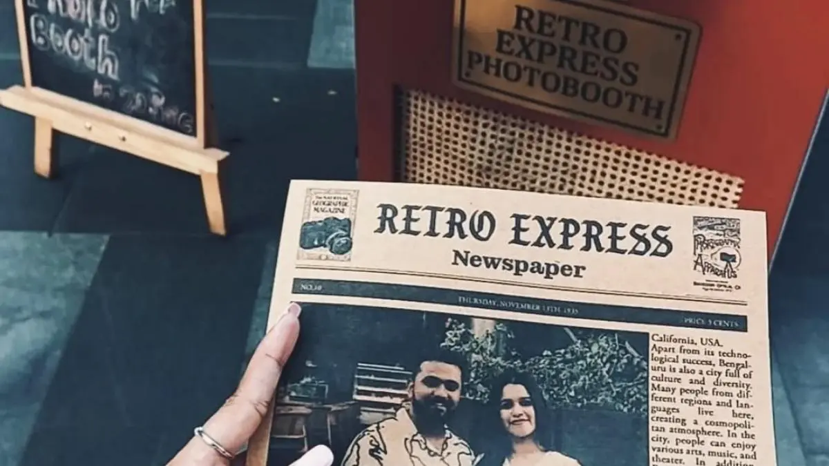 BREAKING: India’s First Newspaper Photo Booth Is Real, And It’s in Bangalore!