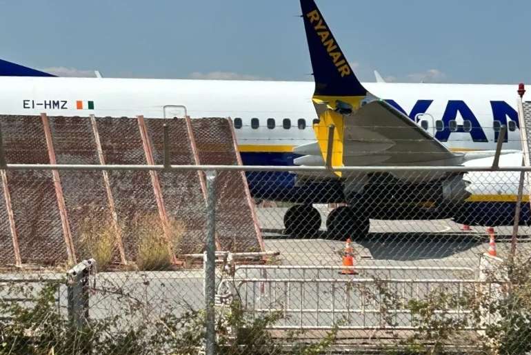 Ryanair crash Greece
