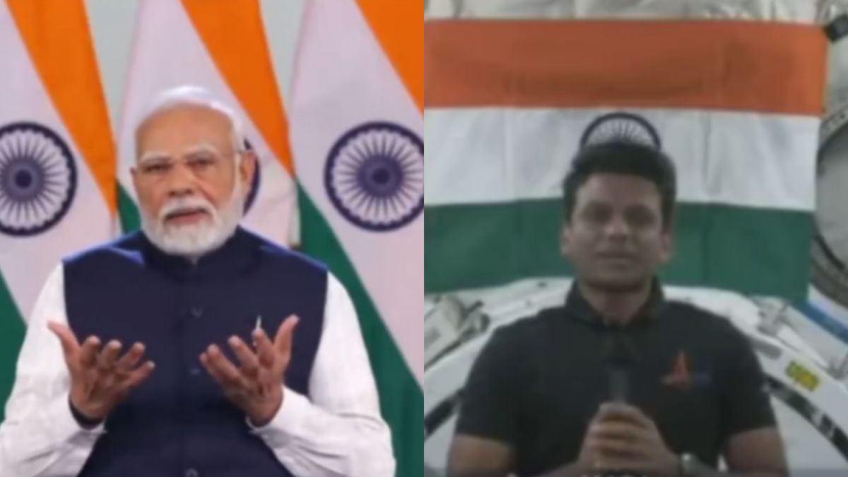 PM Modi Calls Shubhanshu Shukla On ISS; Talks Aamras, Moong Dal Halwa And 16 Sunsets A Day