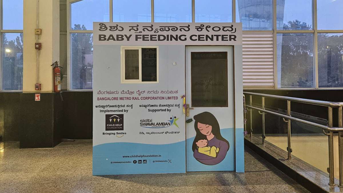 Bengaluru’s Namma Metro Now Has Baby Feeding Centres In These 5 Metro Stations 