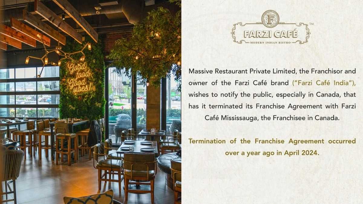 “Farzi Café Mississauga Is No Longer Part Of The Brand,” Zorawar Kalra Announces Dispute Currently In Court