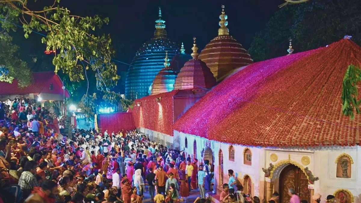Thousands Of Devotees Line Up To Seek Blessings At Kamakhya Temple As Ambubachi Mela Concludes