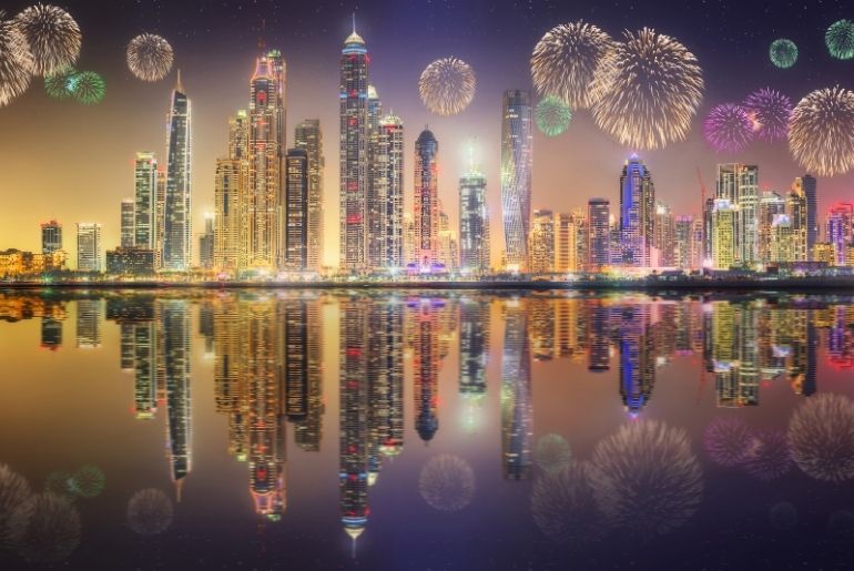 fireworks UAE by boule13