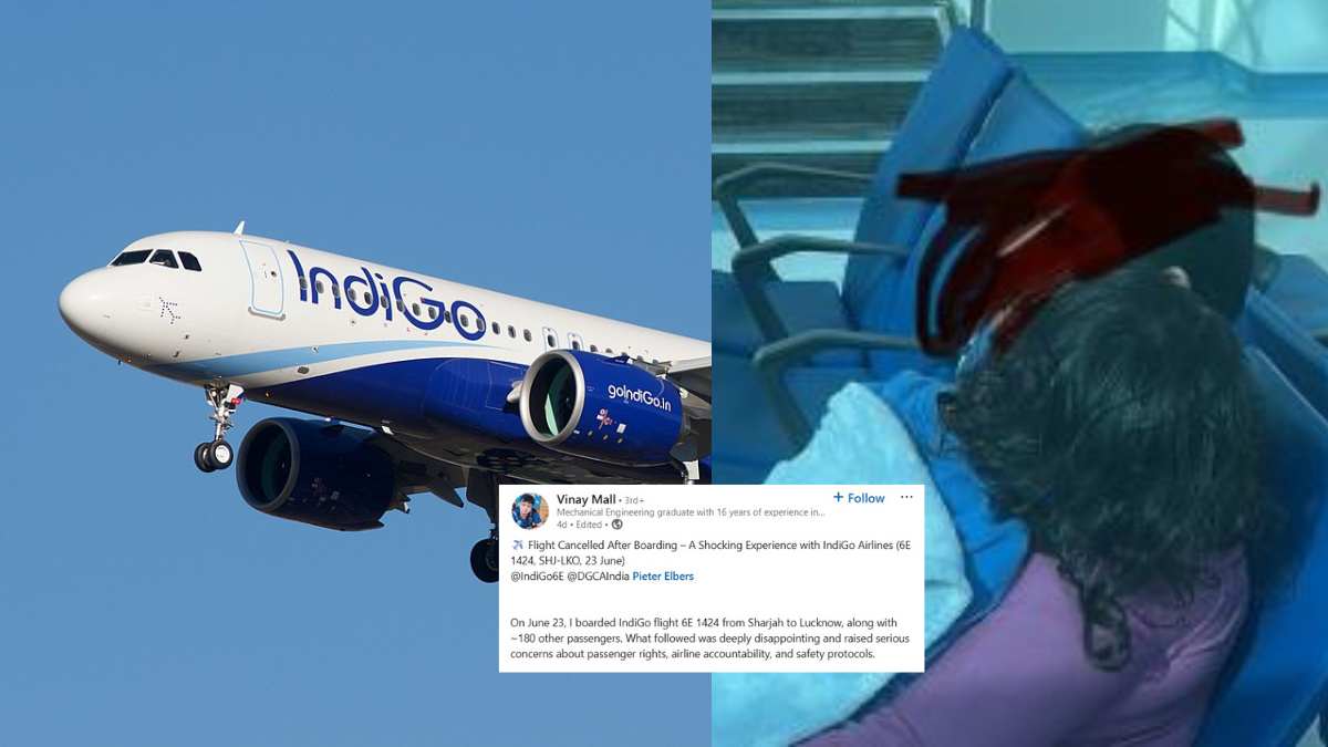 “Human Beings Treated Like Cargo,” Man Slams IndiGo After Lucknow-Bound Flight Got Cancelled, Leaving 180 Fliers Stranded