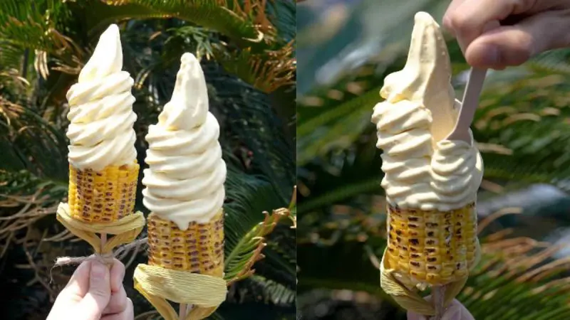 Grilled Corn Ice Cream