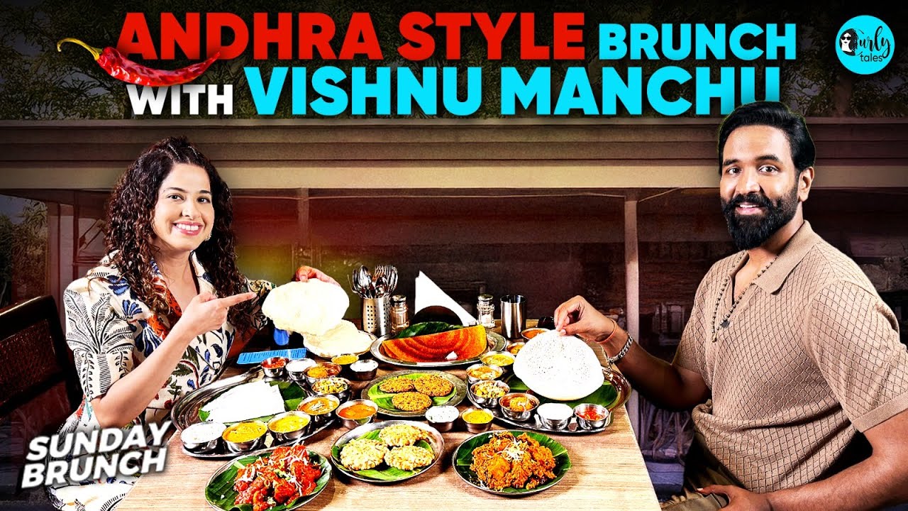 Andhra-Style Banana Leaf Brunch With Vishnu Manchu X Kamiya Jani