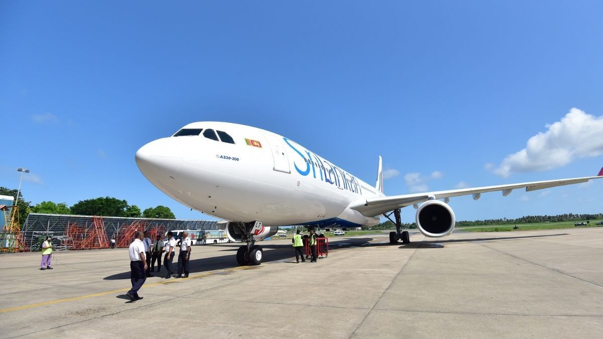 SriLankan Airlines Welcomes Its First Wide-Body Aircraft In 7 Years; Airbus A330-200 Lands At BIA