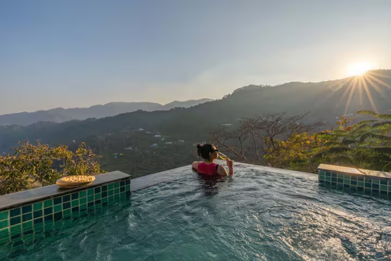 Airbnb with infinity pool