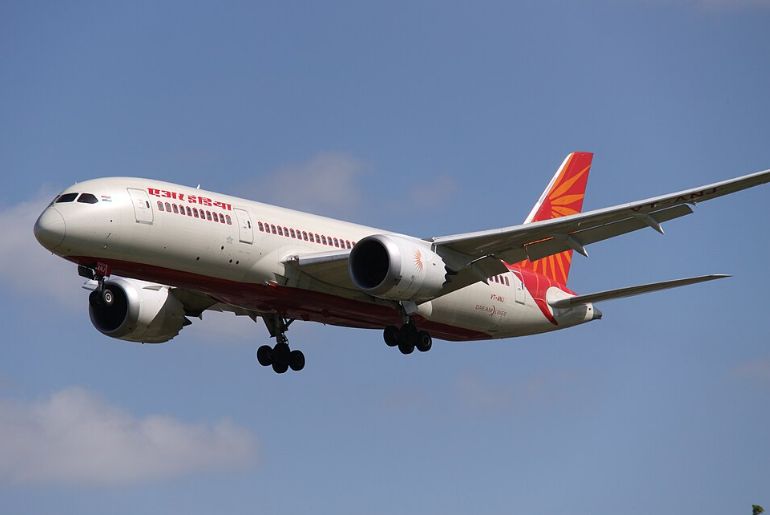 Air India international flights