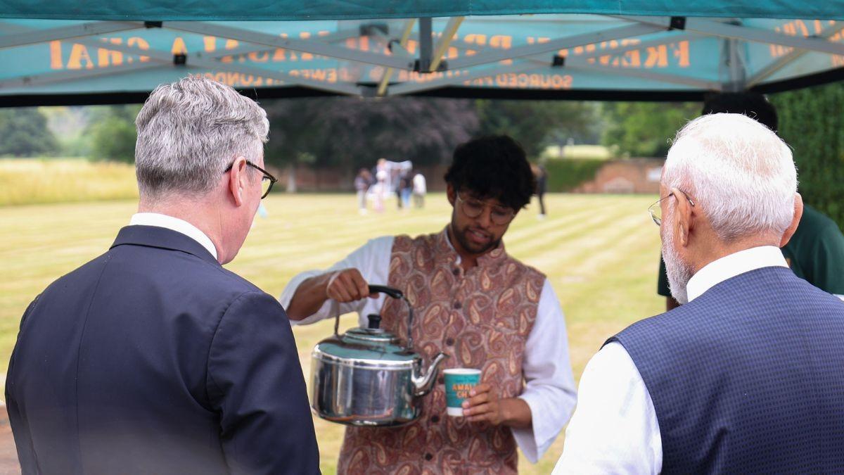 Chai Pe Charcha In England: PM Modi And UK Prime Minister Keir Starmer Bond Over Masala Chai