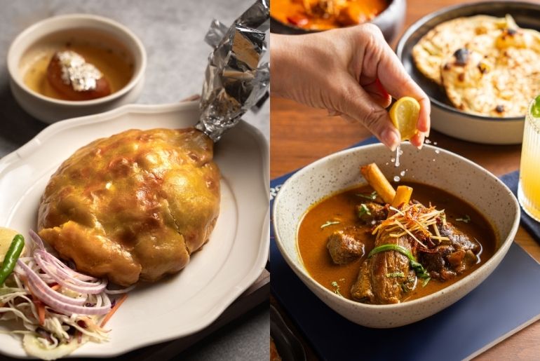 Dum ki Raan at Dum Pukht and Degchi Ki Nalli Nihari at Waarsa