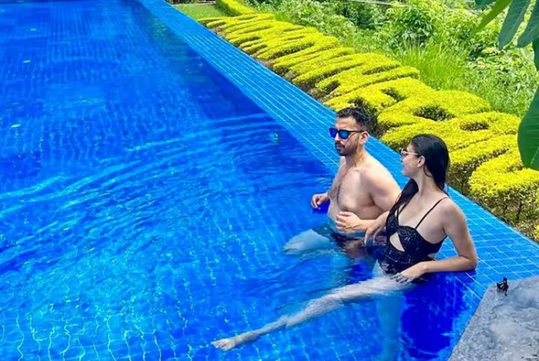 Airbnb with infinity pool