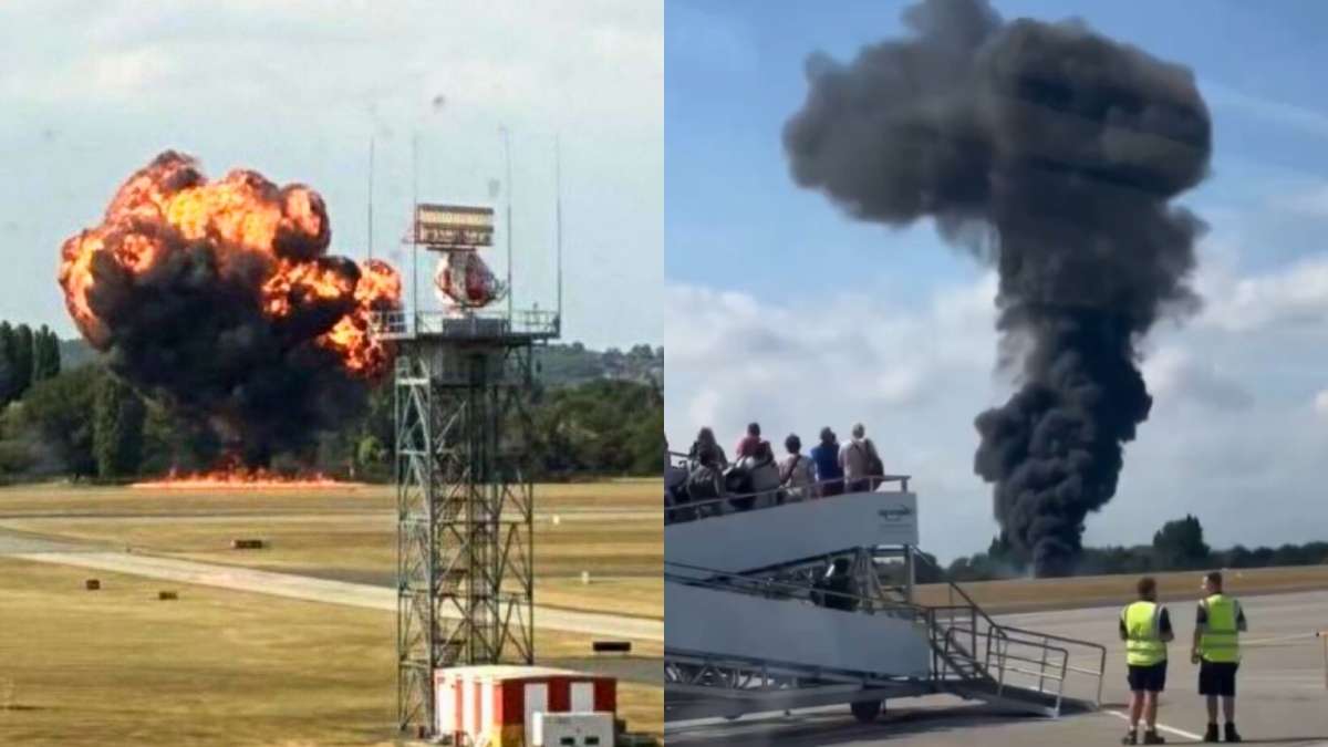 London: Small Plane Crashes After Takeoff At Southend Airport; All Flights Cancelled