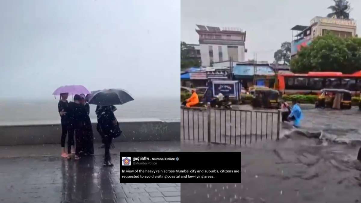 Heavy Rains Lash Mumbai, IMD Issues Orange Alert In The City; IndiGo Issues Travel Advisory