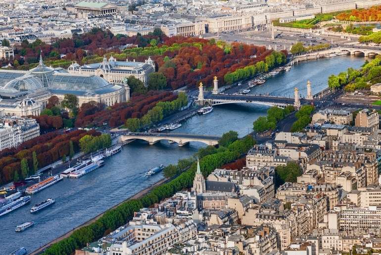 Seine swimming