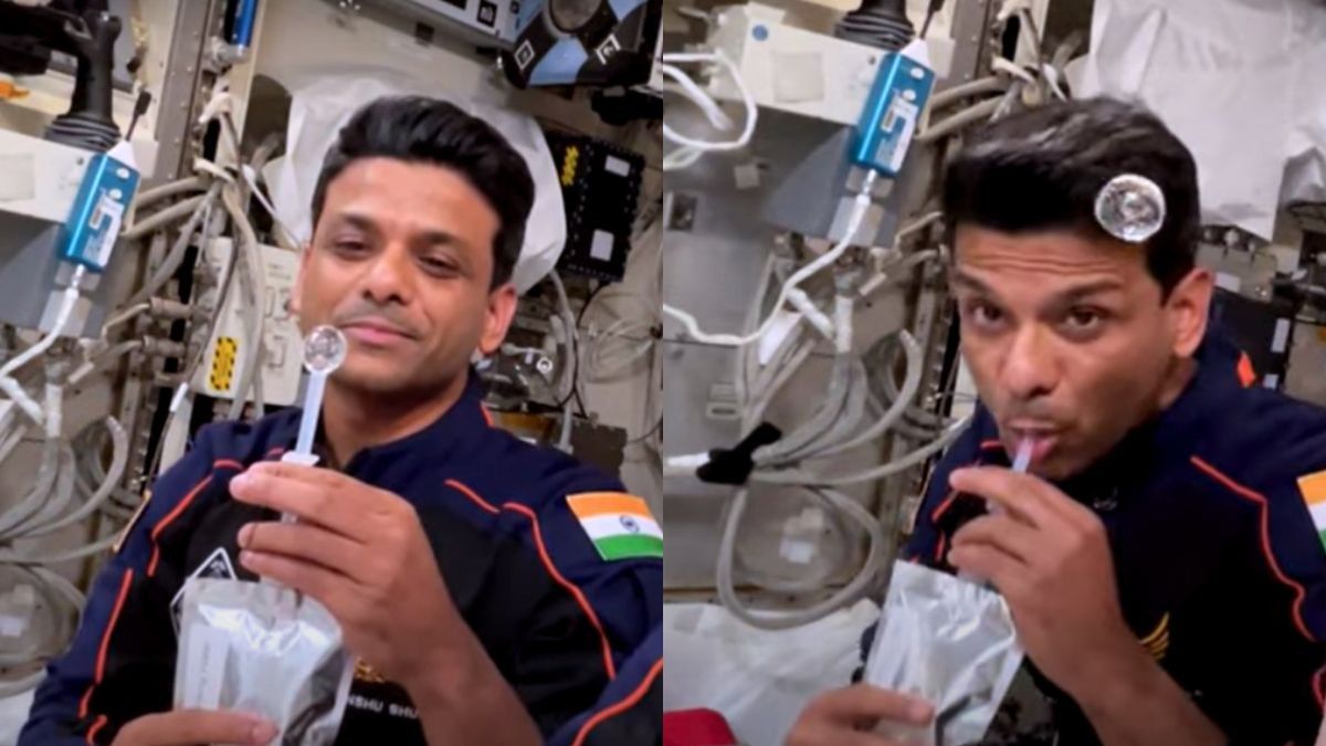Watch: Indian Astronaut Shubhanshu Shukla Calls Himself “Water Bender” While Showing Water Tricks In Space