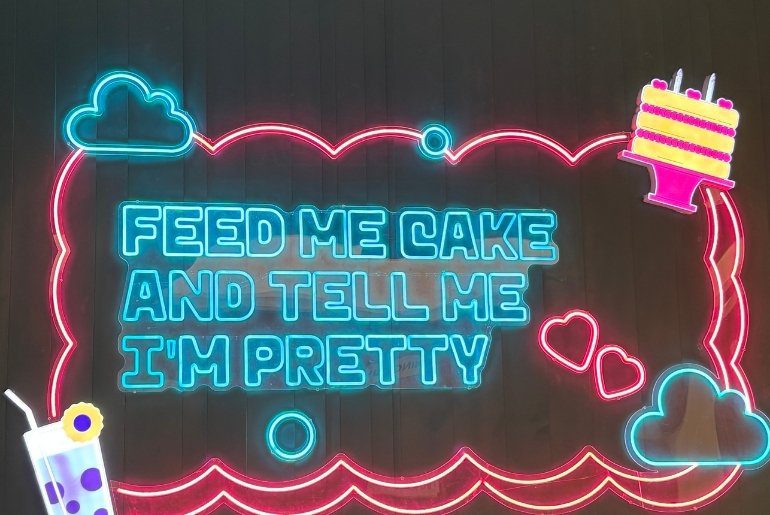Signage at Harajuku Bakehouse Mumbai