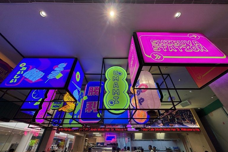 Signage at Harajuku Tokyo Cafe and Bakehouse Mumbai