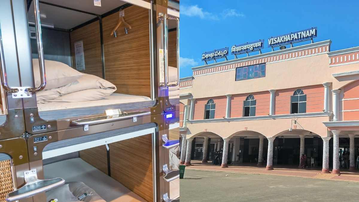 ECOR Zone’s First Sleeping Pods Are Inaugurated In Visakhapatnam Railway Station