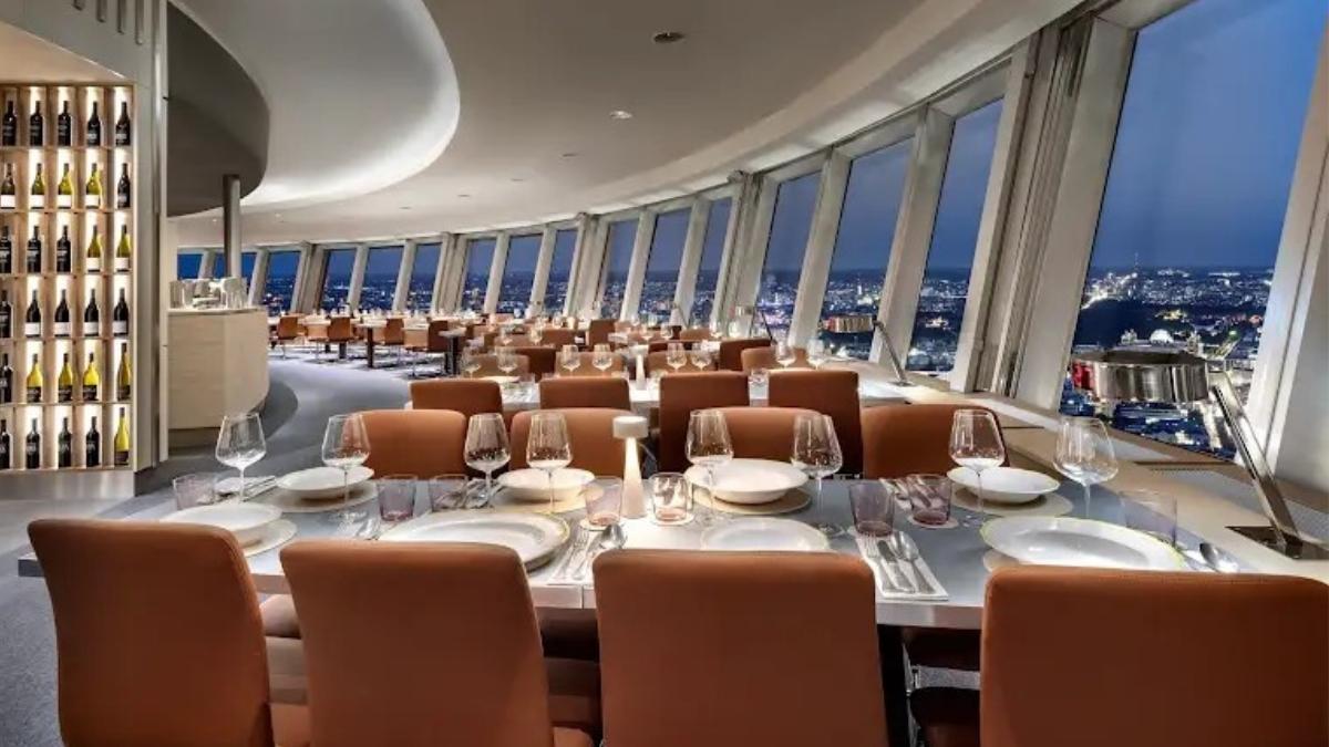 Berlin’s New Revolving Restaurant Offers 360° City Views, Meals By Michelin-Starred Chef Tim Raue & More