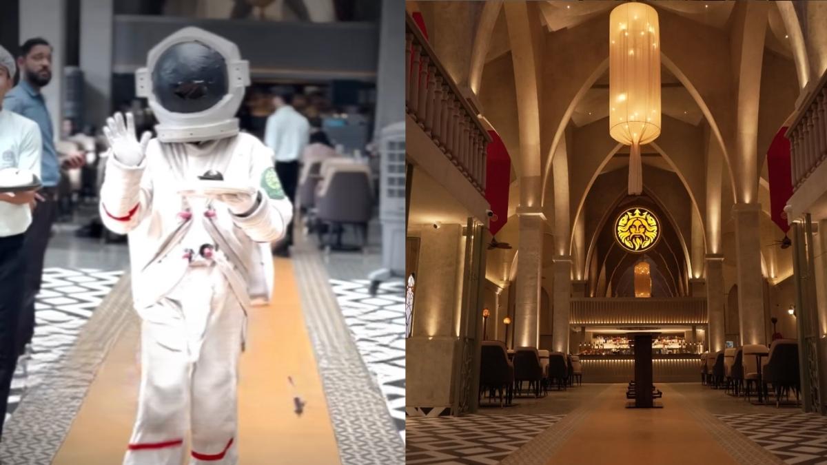 At This Restaurant In Bengaluru, Astronauts Will Serve You Food In A Dreamy Space-Like Setting