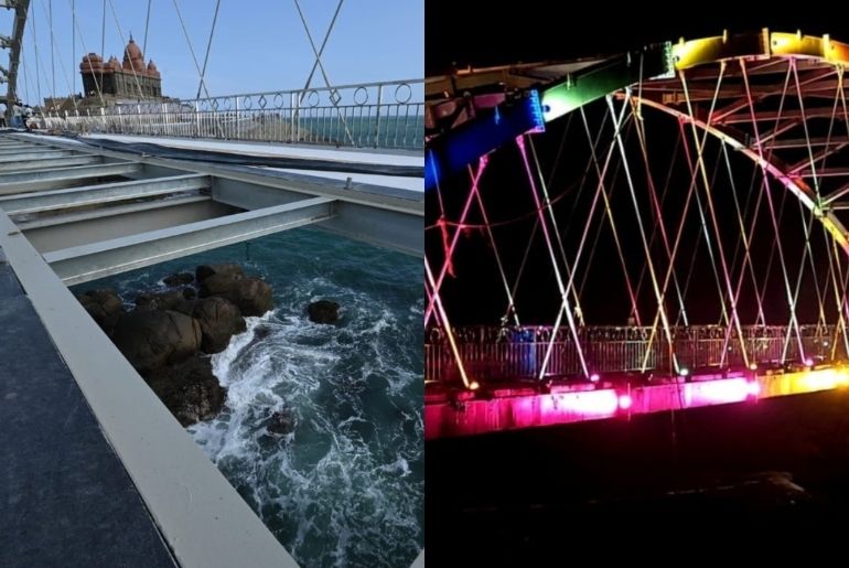glass bridge in kanyakumari