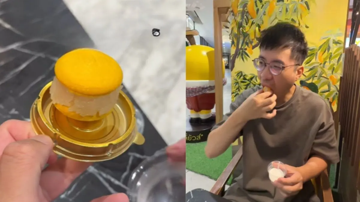 This Cafe In Thailand Serves The Cutest Mango Sticky Rice Macarons At ₹130 Each