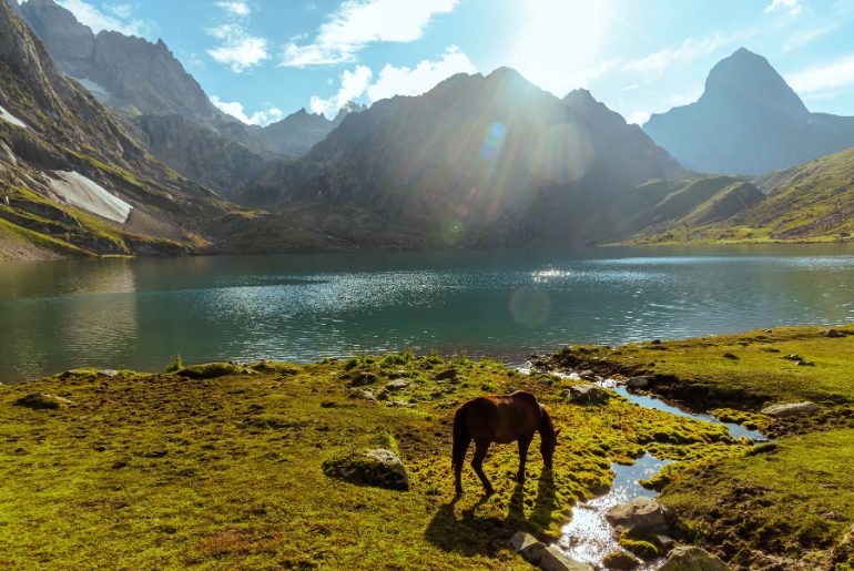 alpine lakes Kashmir