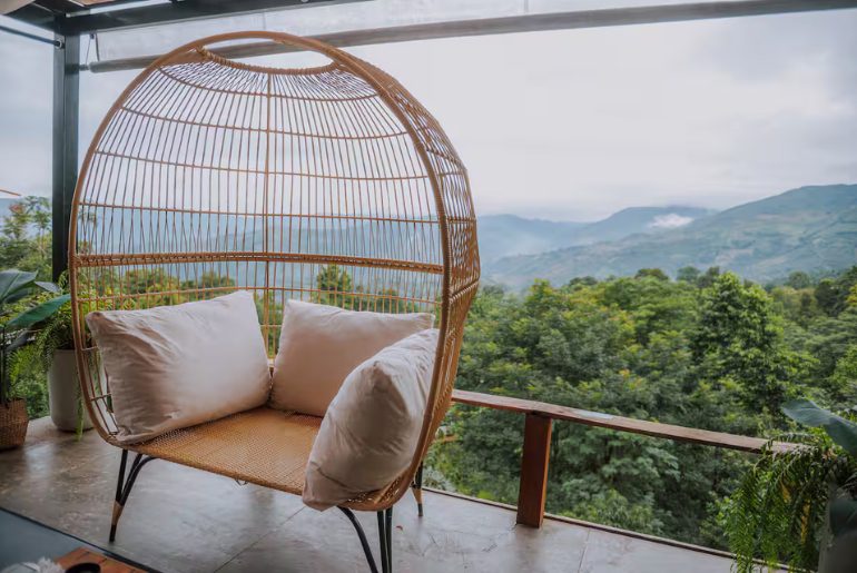 Wooden house best view, Nan