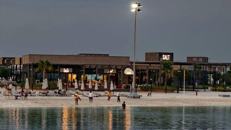 Abu Dhabi Night Beach