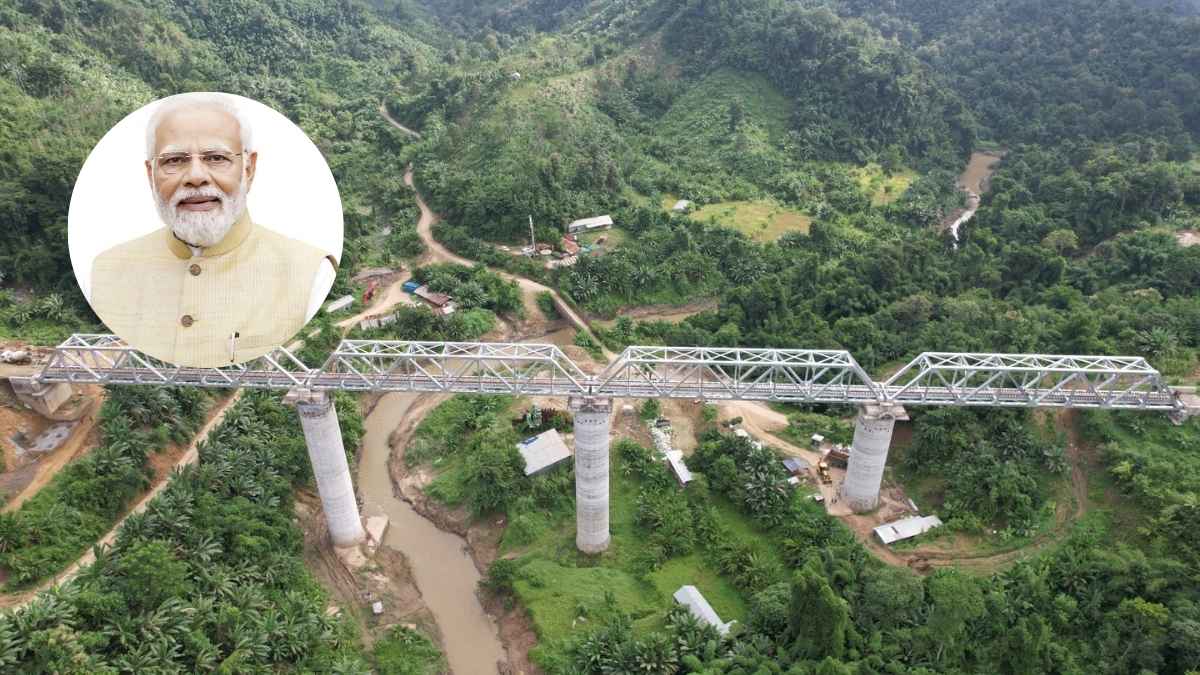 PM Modi Likely To Inaugurate 51.38 Km Bairabi-Sairang Rail Project, Boosting Connectivity In Mizoram