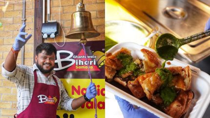 With Queues Outside & Cheers Online, This 50-YO Bihari Samosa Brand Is Taking Over London’s Street Food Scene
