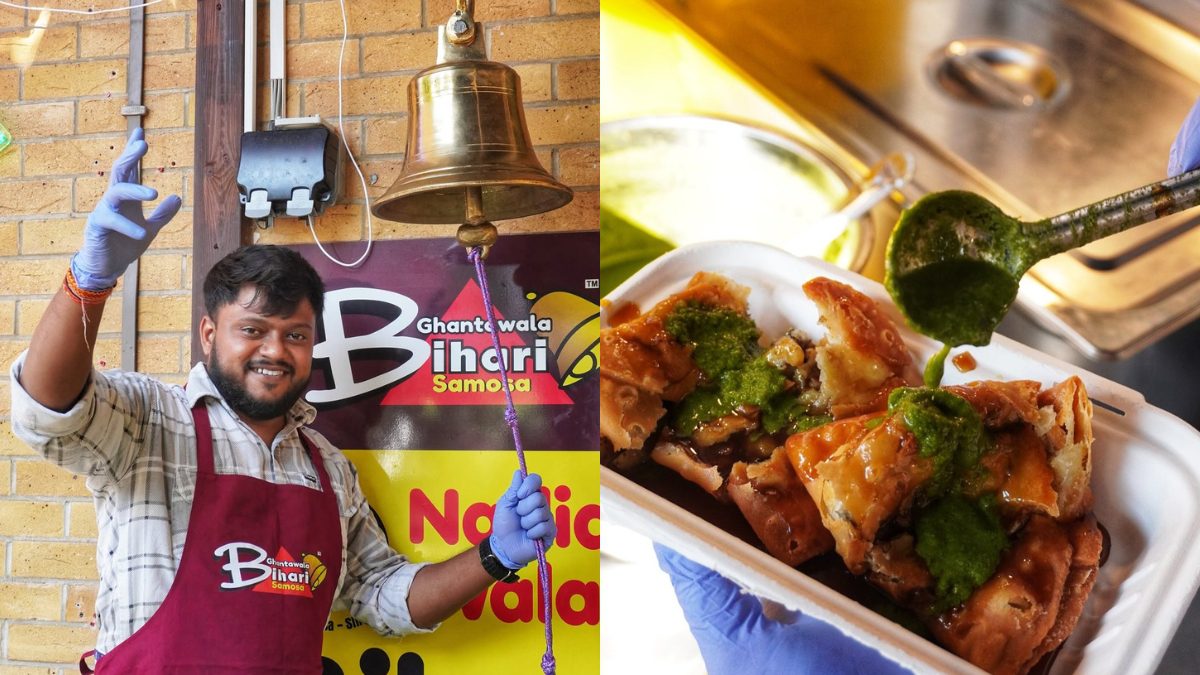 With Queues Outside & Cheers Online, This 50-YO Bihari Samosa Brand Is Taking Over London’s Street Food Scene
