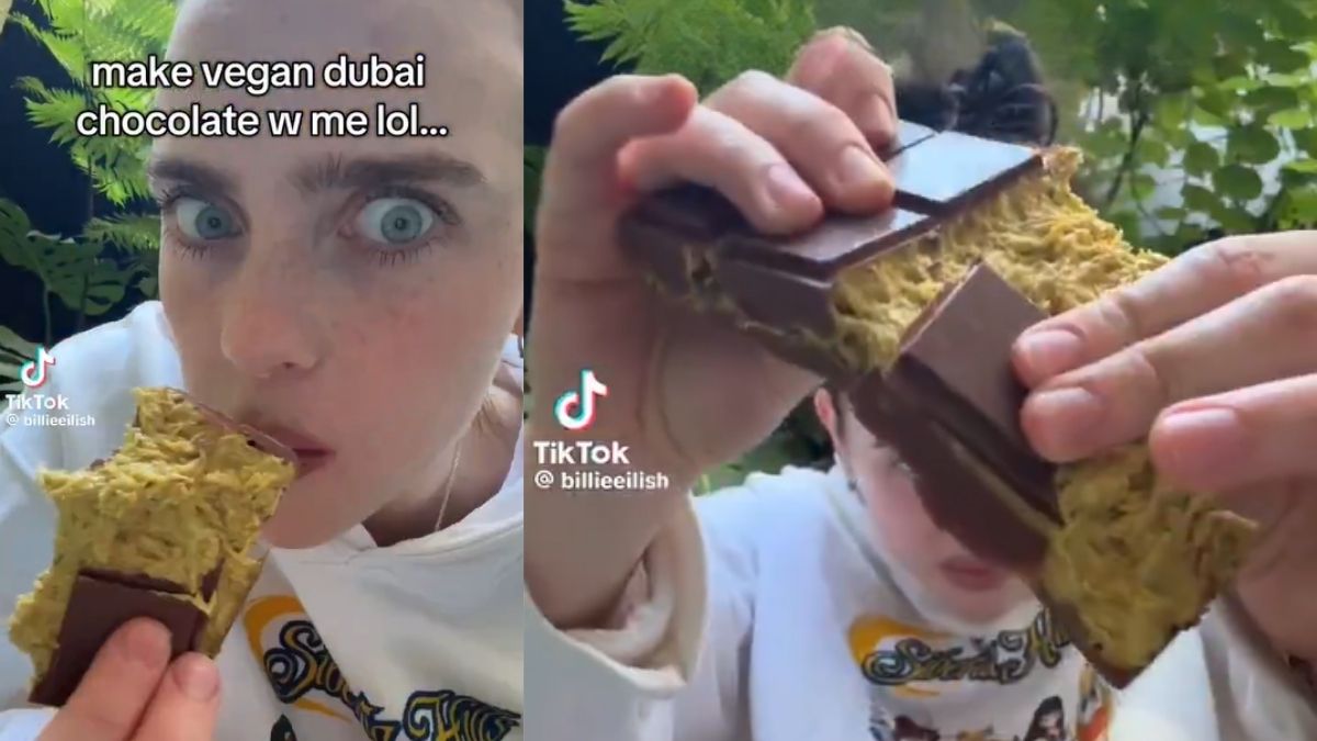 Billie Eilish Gives Viral Dubai Chocolate A Vegan Twist And Netizens Are Divided!