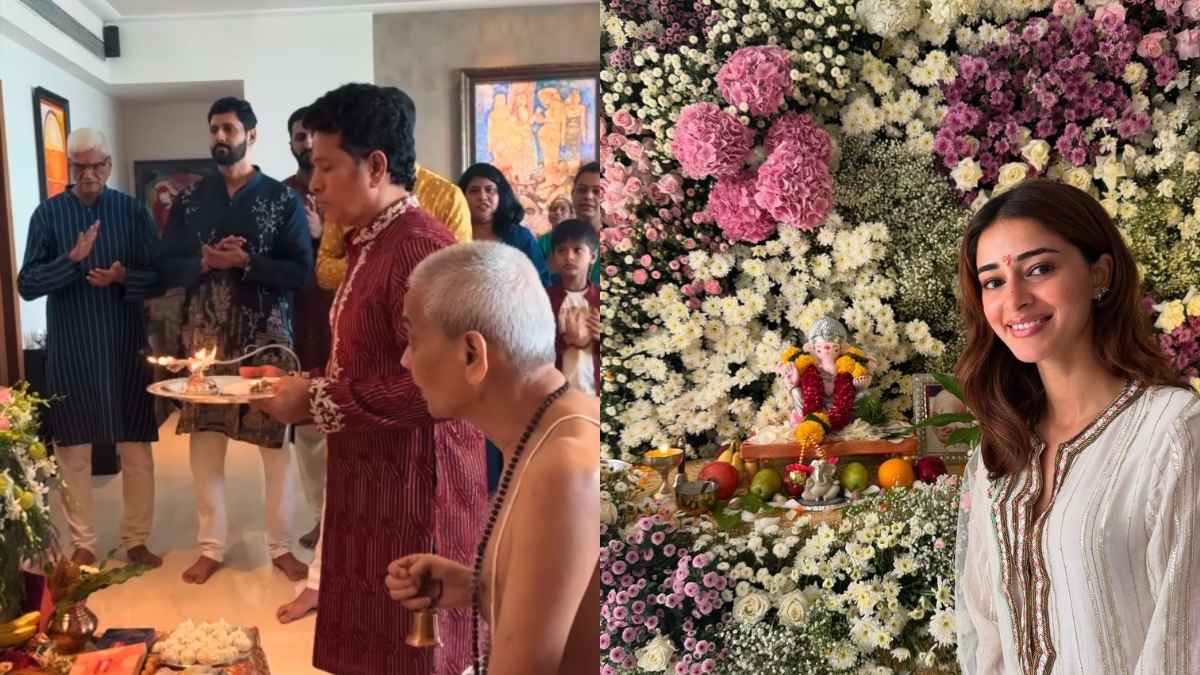 Ganesh Chaturthi 2025: From Sachin Tendulkar To Ananya Panday, Here’s How Celebs Welcomed Bappa