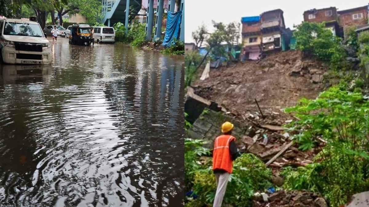Mumbai Rains: Landslide In Vikhroli Claims 2 Lives; Rail Tracks Flooded, Airlines Issue Travel Alert
