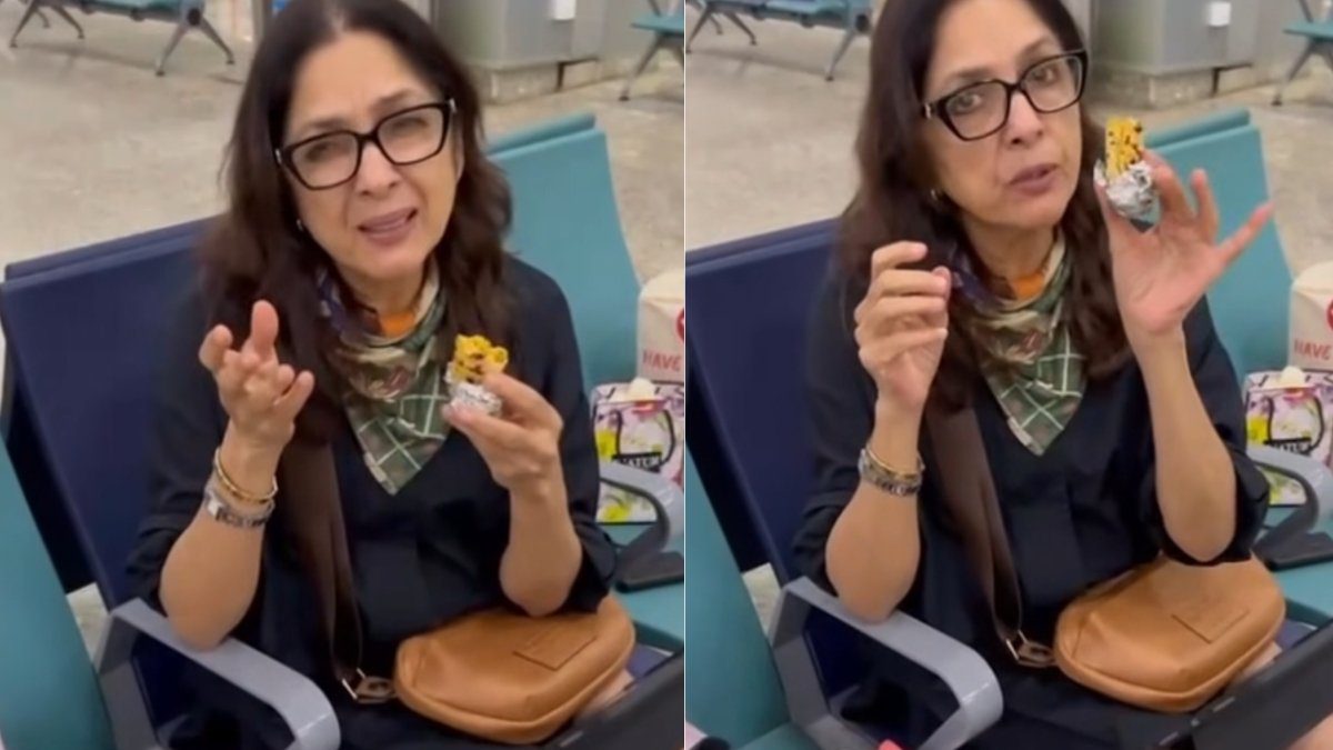 Neena Gupta Wins The Internet With Her Airport Roti Roll Hack; Netizens Say, “Phir Bhi Dil Hai Hindustani”