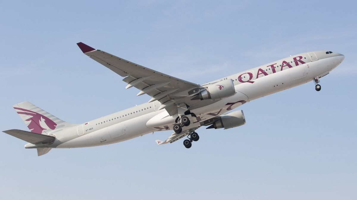 Viral Video Shows Elderly Passenger Disrupting Qatar Airways Flight, Leaving Netizens Divided